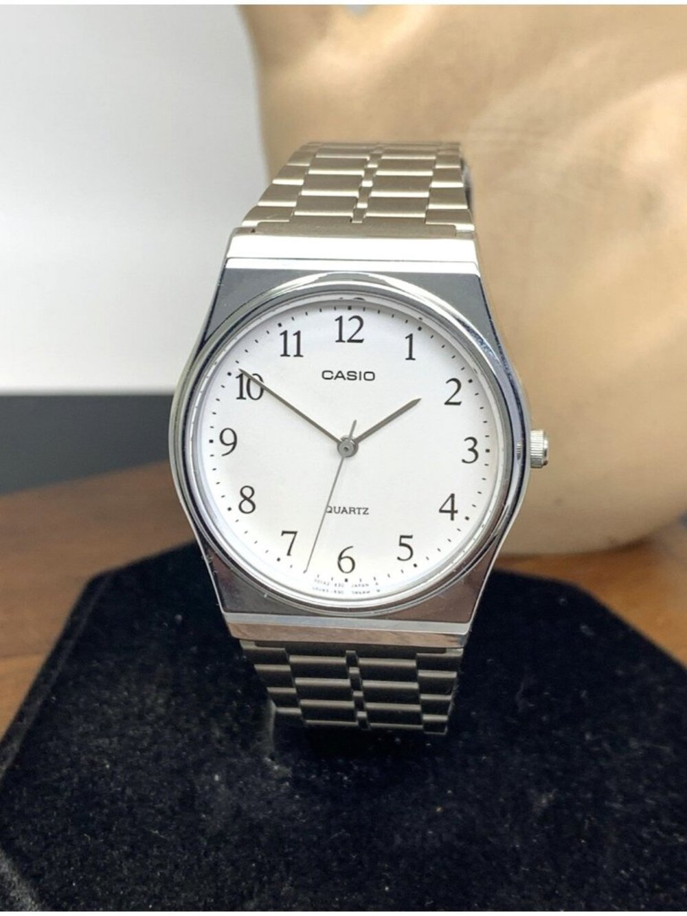Casio Men's Watch MQ-336 Analog Quartz White Dial Stainless Steel 33mm 705